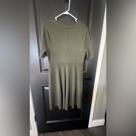 Green sweater dress. Torrid, size 1. - Picture 2 of 3
